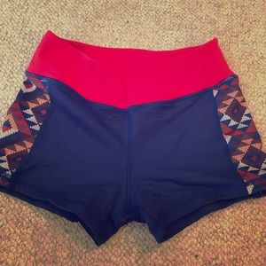 GWPL Tribal Print Workout Shorts